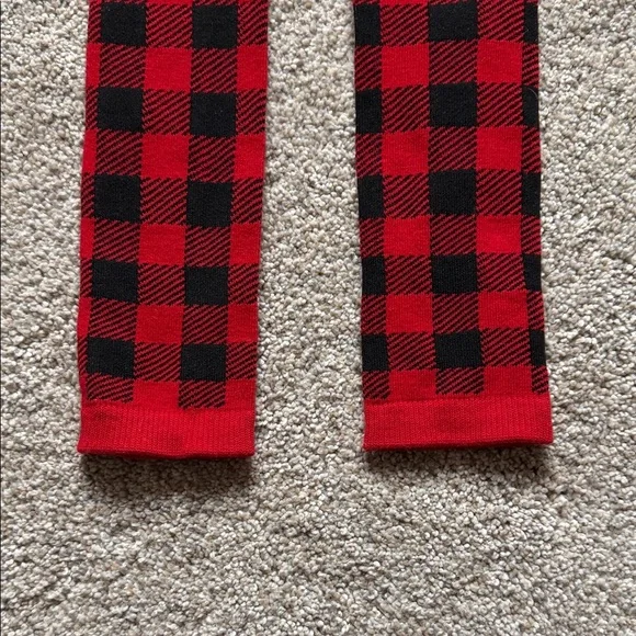 Doodle Pants Bear Bum Grizzly Bear Buffalo Check Plaid PantLeggings 18-24 months - Picture 5 of 5